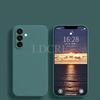 Чехол для Samsung Galaxy A17 Жидкий силиконовый чехол Чехол для Galaxy A17 Обычный резиновый чехол-защита для телефона из ТПУ Чехол для Samsung Galaxy A17