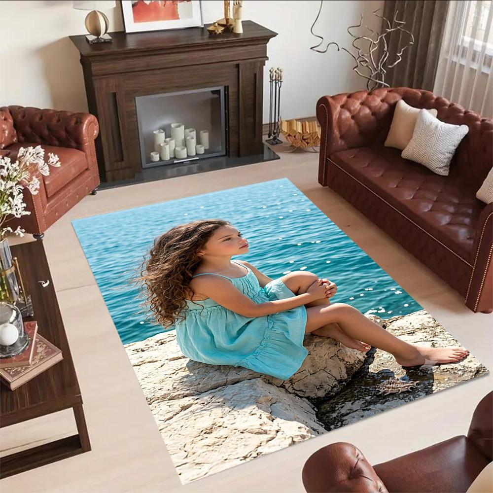 Customize Image Customizable photos Floor Mat Design for Living Rooms Bedrooms Playrooms Outdoor Antislip Carpet Anime Office Decor
