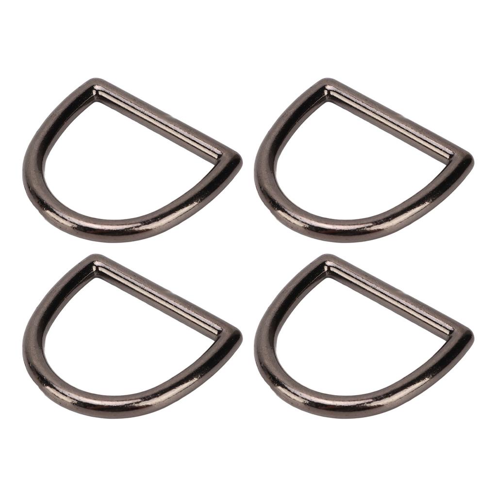 120 шт. металлических D-образных колец, многоцелевые пряжки из цинкового сплава в форме буквы D для сумок, рюкзаков, одежды своими руками