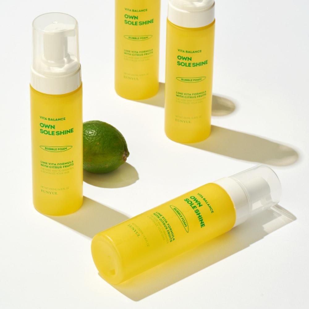 Очищающая пенка Eunyul Vita Balance Oown Sol Shine Bubble Foam Cleanser 200 мл