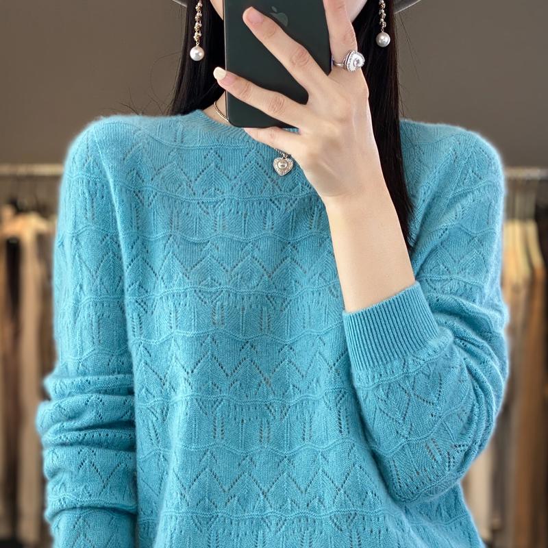 Женский свитер, кашемир Цинхэ, 30% кашемир, 70% шерсть, зимний вязаный пуловер, осенний свитер, женский кашемировый свитер, вязаный топ с длинным рукавом