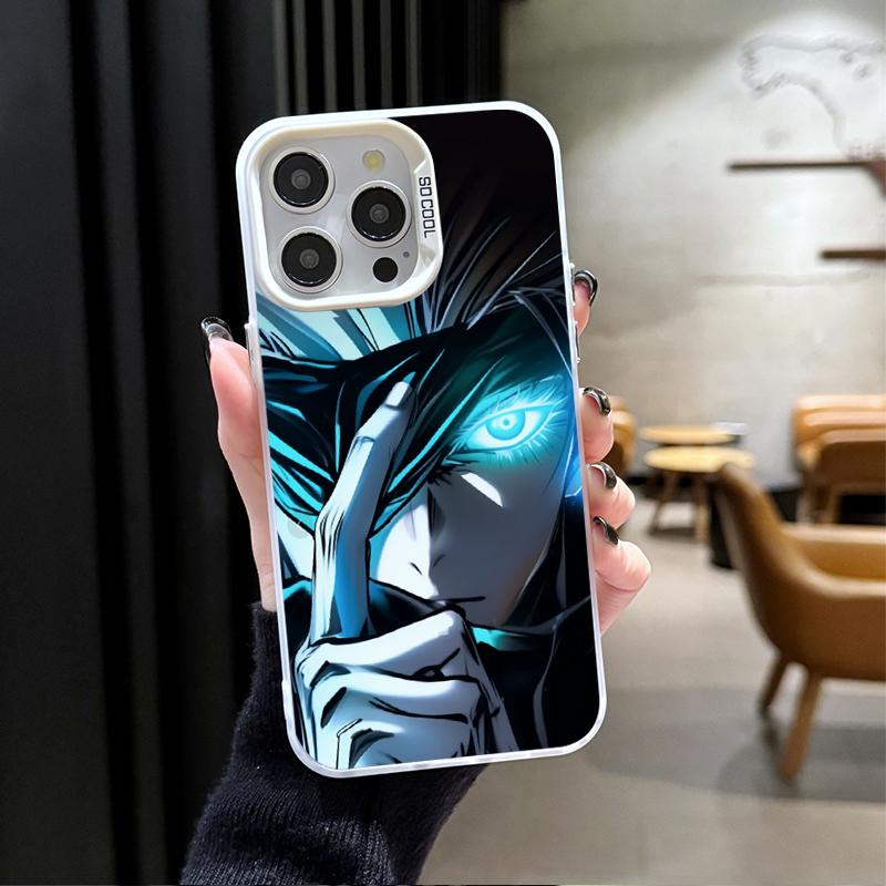 Аниме Магическая битва Сатору Годжо Покрытие Чехол для телефона Для iPhone 17 Air 16 e 15 14 13 12 11 Pro Max Plus Mini SE 2020 2022 Чехол