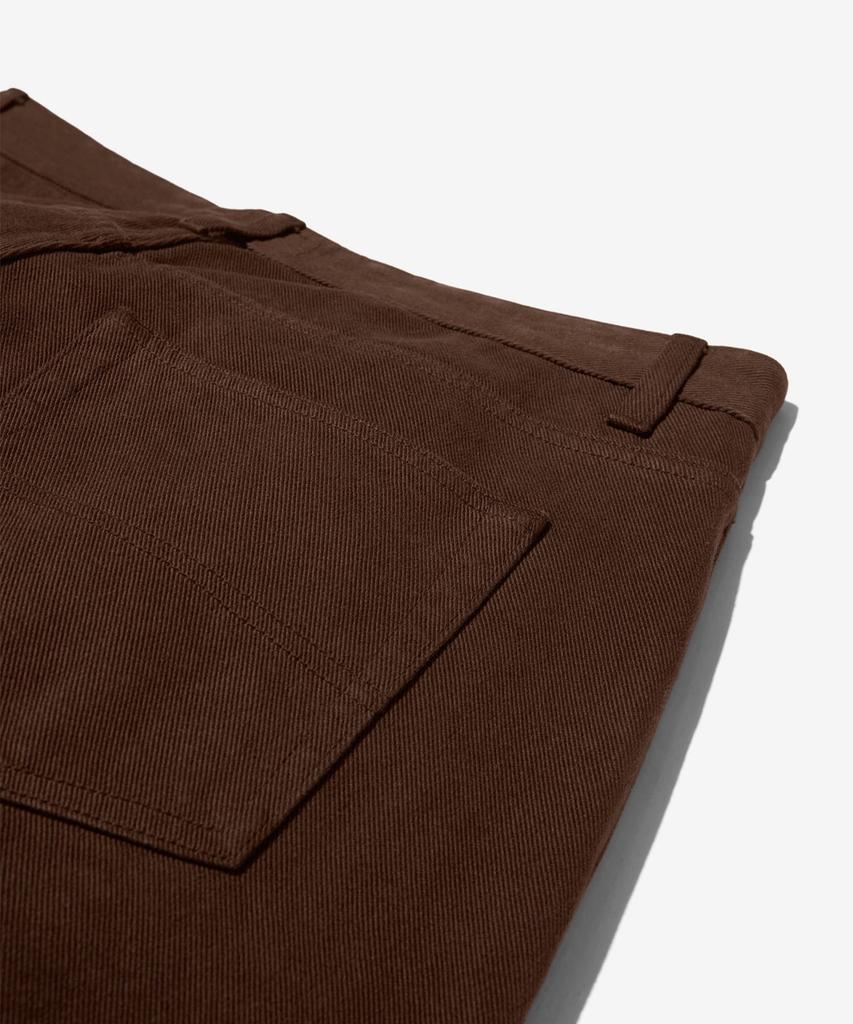 Noa (U) Brushed Pleated Jeans Fudge