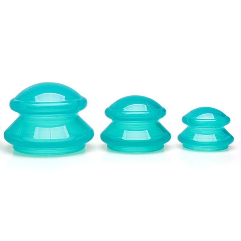 1шт силиконовые антицеллюлитные вакуумные присоски массажные чашки банки для физиотерапии