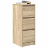 Sideboard in Sonoma Oak Finish 29.5 x 34 x 76 cm Engineered Wood