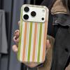 Американский ретро цветные полоски чехол для телефона для iPhone 17 Air 16 15 14 Pro 13 12 11 Pro Max 16 Plus противоударный силиконовый чехол