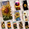 Красивая желтая подсолнух Funda Чехол Для Samsung Galaxy S25 Ultra S9 S10 S20 FE S21 S22 S23 Plus S24 Ultra Чехол для телефона