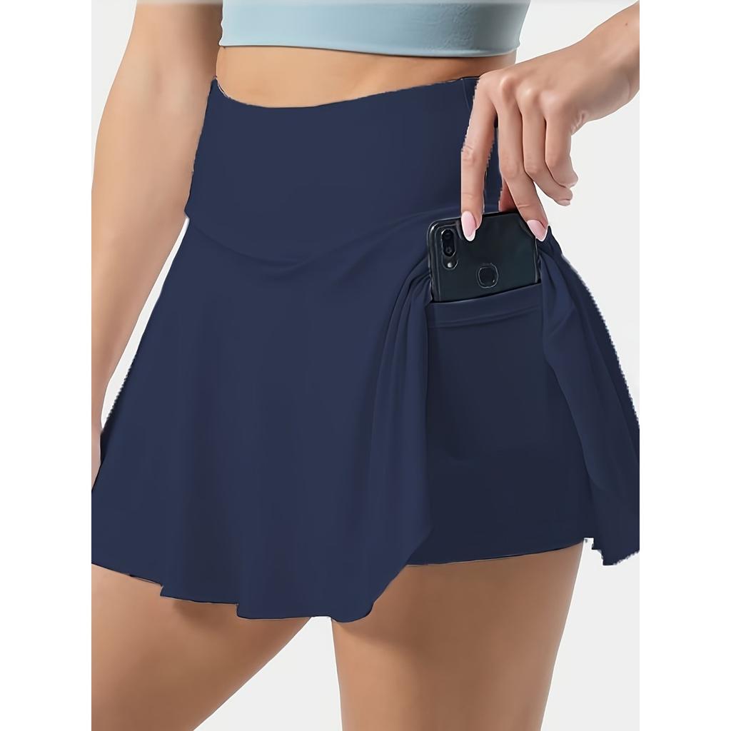 Outdoor Sports Casual Comfortable Versatile Half Skirt, Pleated Skirt Women's Models