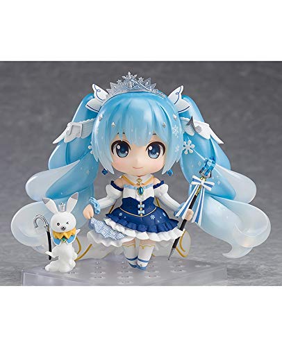 Nendoroid Character Vocal Series 01 Hatsune Miku Snow Miku Snow Princess Ver. Немасштабируемая подвижная фигура, окрашенная из АБС и ПВХ