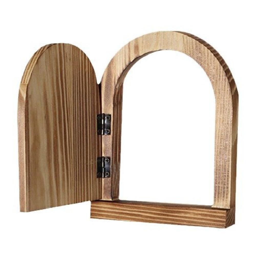 Wall Mounted Switch Protective Cover Multi-functional Door Shape Wood Switch Cover Safety Creative Electric Shock Proof Cover