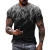 Men's Street T-shirt Summer Men's 3D Printing Short Sleeve Tops Fashion Everyday T Shirt Oversized Tee Shirt Men Clothing