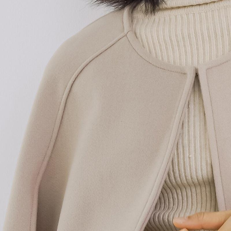 Весна Осень Новый Стиль Японский Стиль Куртка Круглый Вырез Свободный Крой Мантия Однотонный Топ Плюс Размер Стильное Женское Пальто