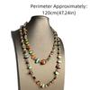 Irregular Shell Multilayer Necklace Creative Double Layer Necklace Long Sweater Chain  Beach
