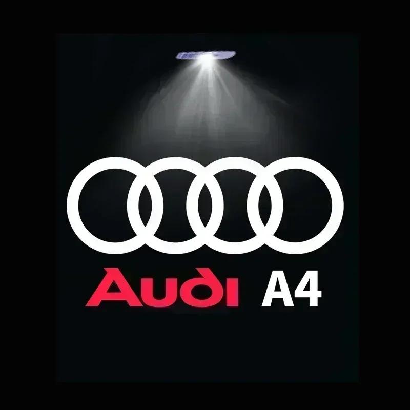 Для Audi 8L 2 шт. Автомобильные дверные приветственные огни для Audi A1 A3 8P 8V A4 A5 A6 A7 A8 Q3 Q5 Q7 Q8 Sline TT S3 S4 S5 Проектор логотипа Лампа призрачной тени