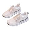 Модные спортивные кроссовки на платформе для женщин, новые дышащие легкие повседневные кроссовки женские на плоской подошве со шнуровкой белые кроссовки Tenis Feminino