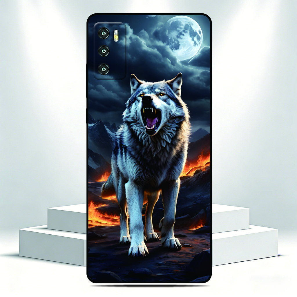 Wolf Animal Soft Phone Case For Doogee Note 56X 56 58 N55 N60 59 Pro Plus DIY Personalized Custom Picture Image Back Cover