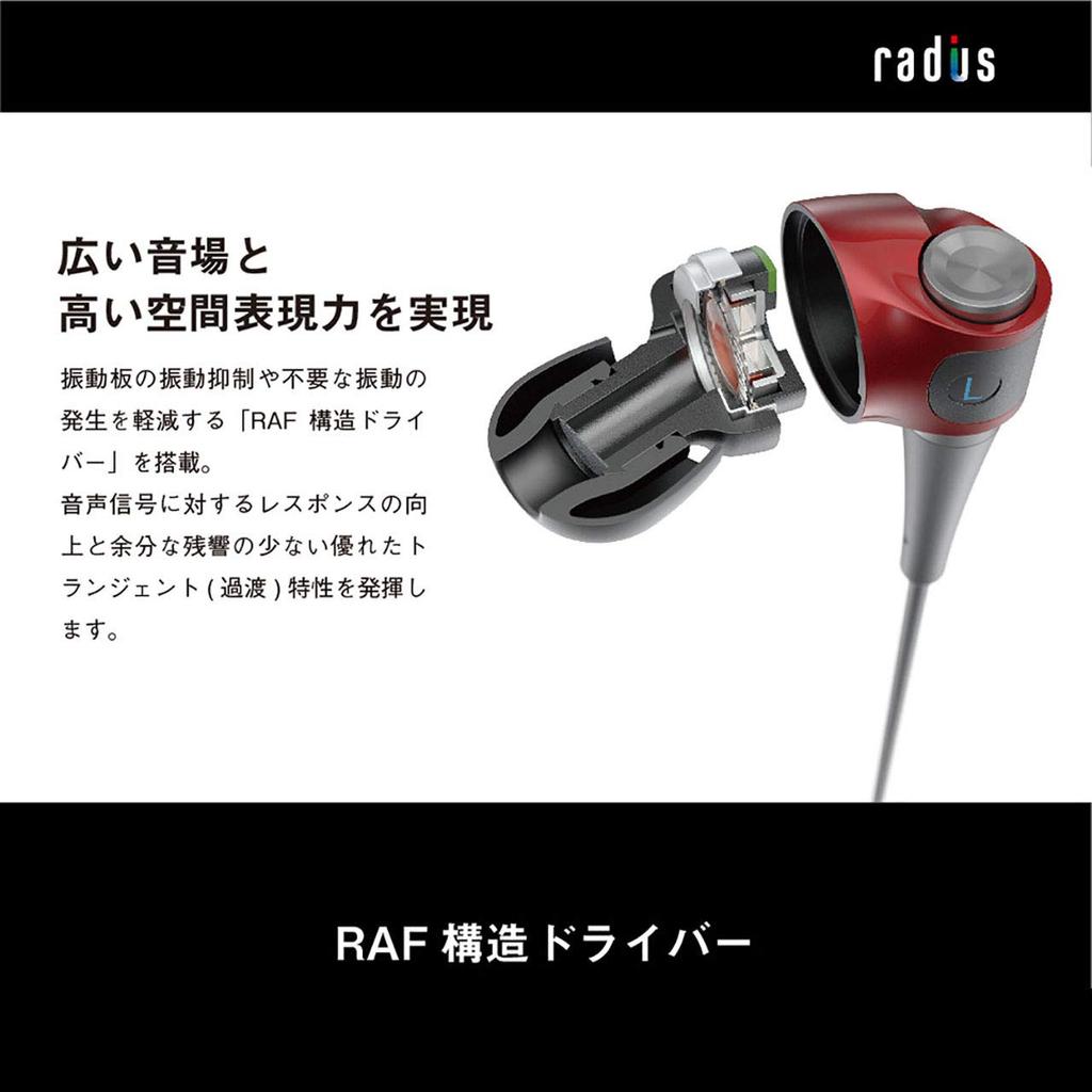 Совместимые с радиусом и MMCX наушники серии NeEXTRA с драйвером RAF Проводные наушники канального типа HP-NX100 с высоким разрешением и сменным кабелем