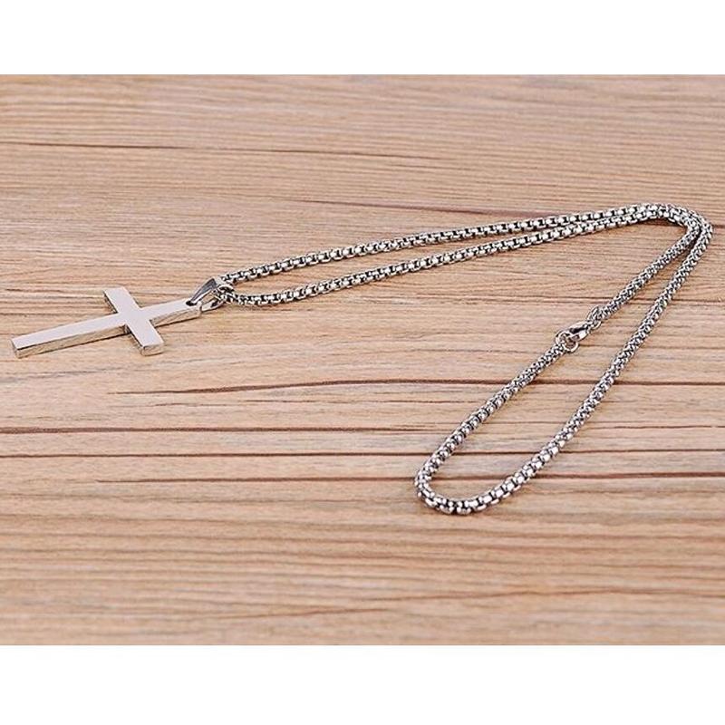 Новое ожерелье с крестом, подвеска, ювелирное изделие с цепочкой, мужское ожерелье, женское ожерелье
