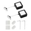 1/2Pcs 2M/6.6Ft Extendable Retractable Security Cable Lock  Home Office Showroom