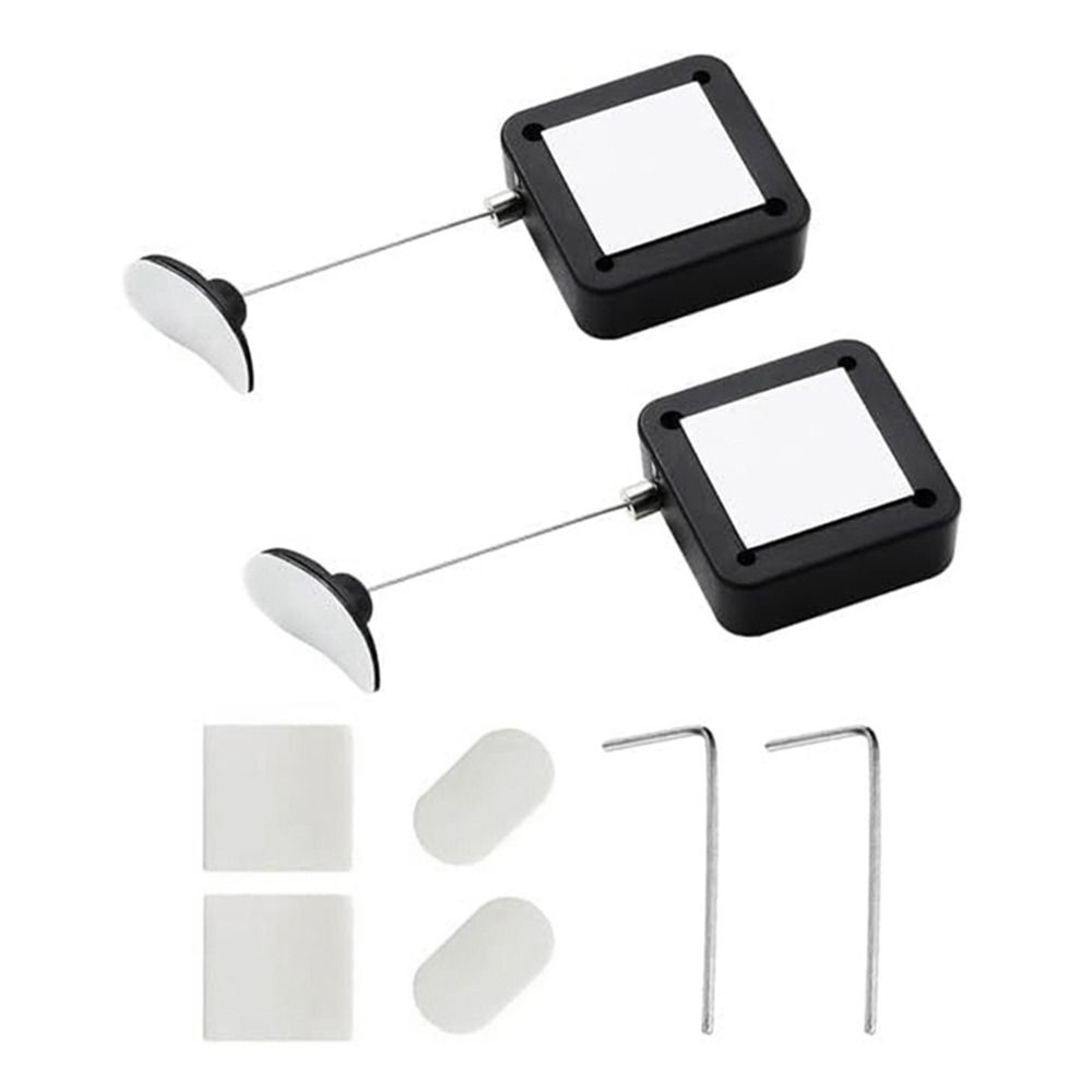 1/2Pcs 2M/6.6Ft Extendable Retractable Security Cable Lock  Home Office Showroom