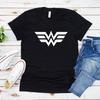 Wonder Female T-shirt Women Warrior T Shirts Superhero Tee Women Power Shirts Mothers Day Gift Casual Tees Tops