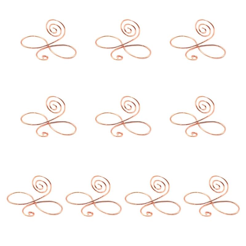 10Pcs Elegant Glasses Design Tables Sign Holders, Unique And Modern Design For Enhancing Wedding And Party Decors