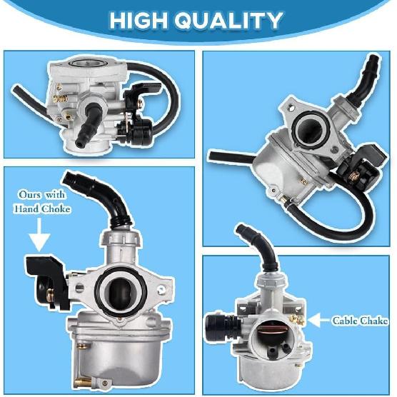 PZ19 Carburetor Air filter Kit for 70cc 110cc 125cc Dirt Bikes Pit Bike Monkey Scooter ATV Quad Go Karts 22mm Carb Fits for CRF SSR Sunl Taotao Pit