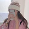Женская вязаная шерстяная шапка в стиле Fair Isle: Теплая, универсальная, повседневная защита ушей для холодной погоды