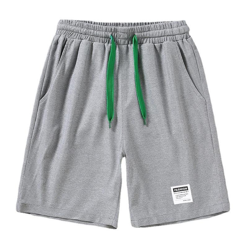 Большие размеры Большие и высокие мужские летние легкие хлопковые свободные пляжные шорты средней длины повседневные