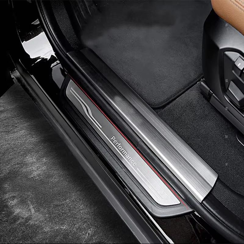 Для BMW X5 X6 E84 E90 F15 F16 F20 F30 G05 F34 F25 Автоаксессуары Накладки на пороги Защитные накладки Защитники Наклейка из нержавеющей стали