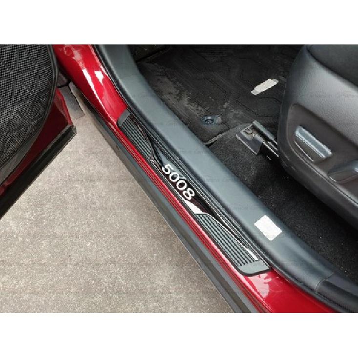 Для Peugeot 5008 Автоаксессуары Защитная накладка на порог Наклейка Отделка 20