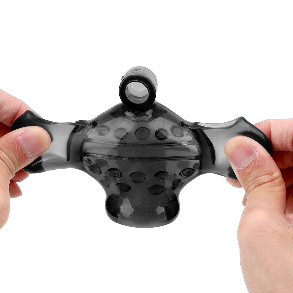 Мужская мастурбация Секс-игрушки для мужчин Задержка эякуляции Вибратор для пениса Массажер для пениса Тренажер для пениса Кольцо Вибратор для головки