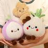 Simulated Garlic Onion Ginger Doll Cute Vegetable Plush Toy Doll Desktop Small Ornaments Doll