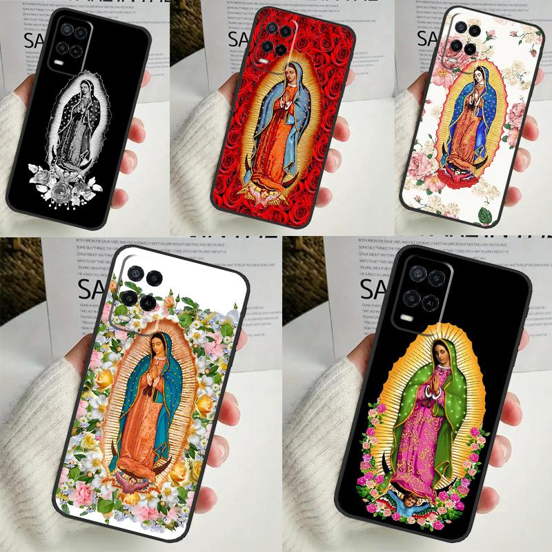 Дева Гваделупская Дева Мария Для OPPO A54S A74 A94 A58 A78 A98 A16 A76 A96 A15 A17 A77 A5 A9 A52 A72 A79 A53S A57S Чехол