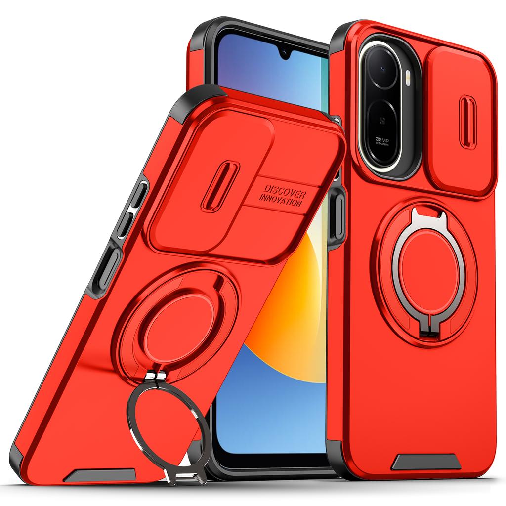 Магнитный Металлический Кольцо-подставка Бронированный Чехол Для Xiaomi Redmi A7 Pro 4G Сдвижное Окно Защита Камеры ТПУ Пластиковый Чехол-оболочка для Телефона