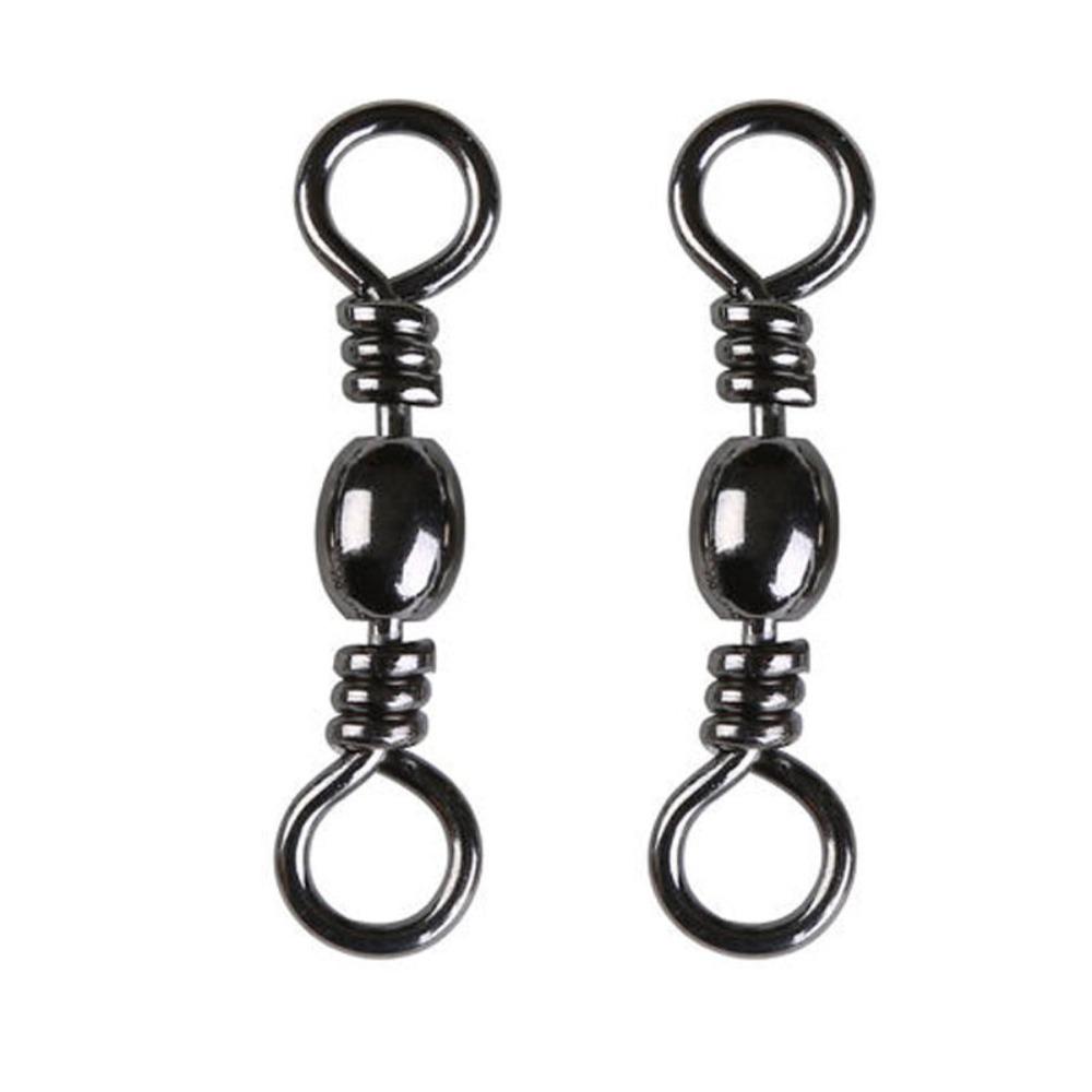 50 шт. Коннектор вертлюжки быстрые вертлюжки рыболовная леска соединитель бочкообразные вертлюги морская рыбалка