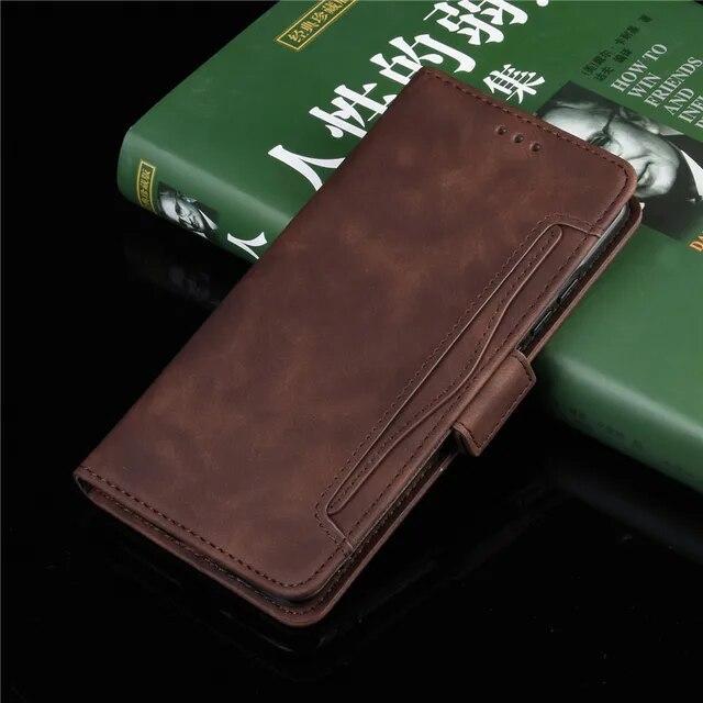 Для Google Pixel 9 Pro Роскошный кожаный кронштейн с отделением для карты Защитный чехол для Pixel 8 Pro 7A 6 5A 4 XL 3 Кожаный держатель-подставка Противоударная задняя крышка