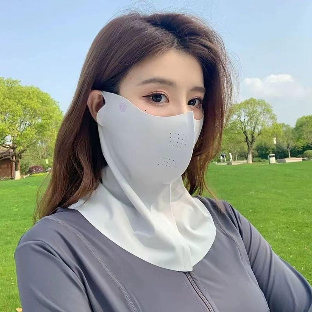 Шарф Ice Silk Anti-UV UPF50+ Sunshade Face Mask Fashion Sun Protection Mask Cycling