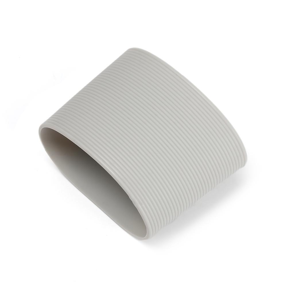 Round Durable Non-Slip Insulation Cup Cover Water Cup Coasters Bottle Sleeves Silicone Cup Sleeve