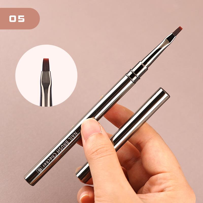 1 шт., кисть для дизайна ногтей, кисть для рисования в полоску, кисть для рисования, УФ-гель, наращивание, ручка для рисования, ручка для маникюра «сделай сам», инструмент для маникюра