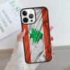 Lebanon Flag Phone Case cover For iPhone 17 Air 15 16 16e 14 13 Pro Max Coque 12 11 Pro Max For Apple PLUS fundas