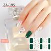 ZA Наклейка для ногтей Полный патч для ногтей Лак для ногтей Пленка Ручная наклейка для ногтей Инструмент для ногтей Долговечный водонепроницаемый
