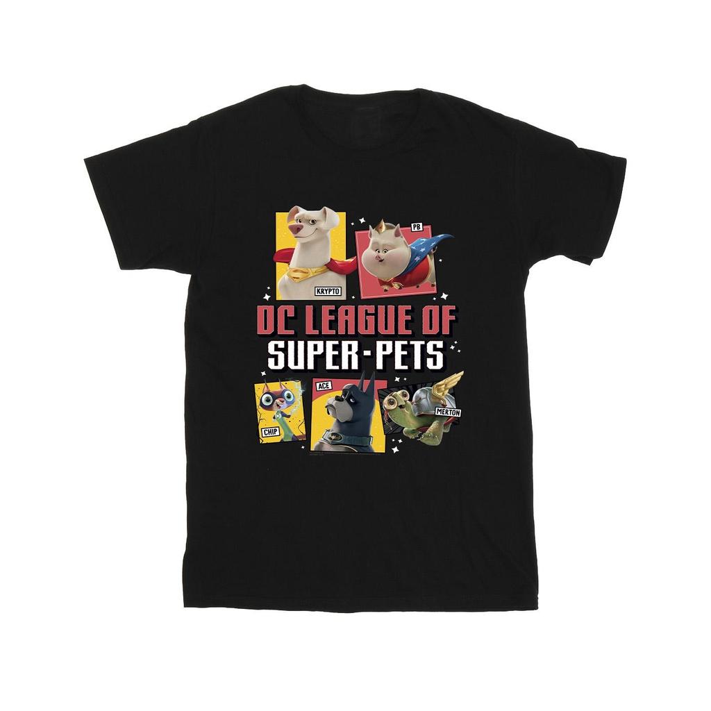 DC Comics Boys DC League Of Super-Pets Profile T-Shirt