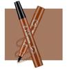 Yousheng 5ml Brow Pen Four Brush Heads Waterproof Natural Effect Pronged Eyebrow Pencil Brush Split Liquid for Women