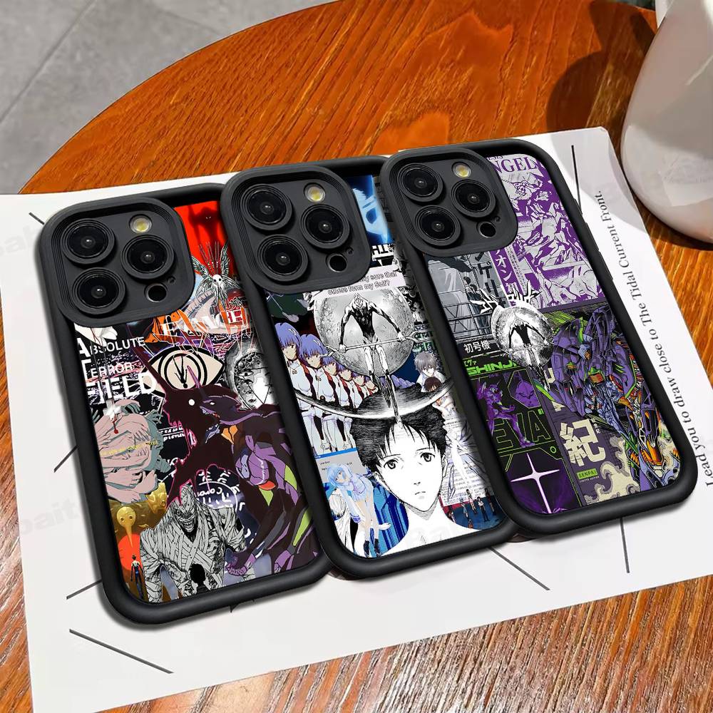 Чехол для телефона N-Neon G-Genesis E-Evangelion Для IPhone 17 16 15 14 13 Pro Max Plus 12 11 Обложка