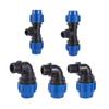 Male Thread 1/2" 3/4" 1" PE Tube Quick Connector Tee Elbow Water Splitter Plastic Farm Irrigation Water Pipe Fittings