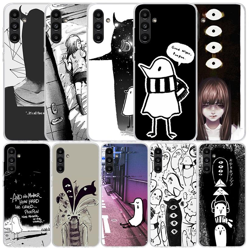 Чехол Oyasumi Punpun для Samsung Galaxy A17 A37 A57 A16 A26 A36 A56 A15 A14 A55 Чехол для телефона A13 A53 A25 A35 A24 A34 A23 A33 Galax