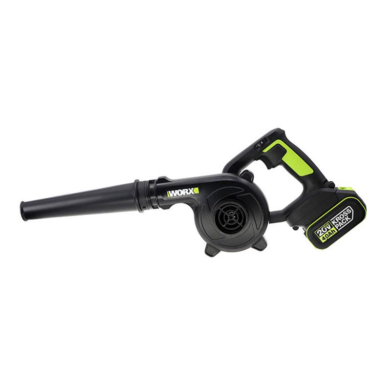 Воздуходувка Worx WU230S с литий-ионным аккумулятором для уборки пыли и золы с зарядным устройством
