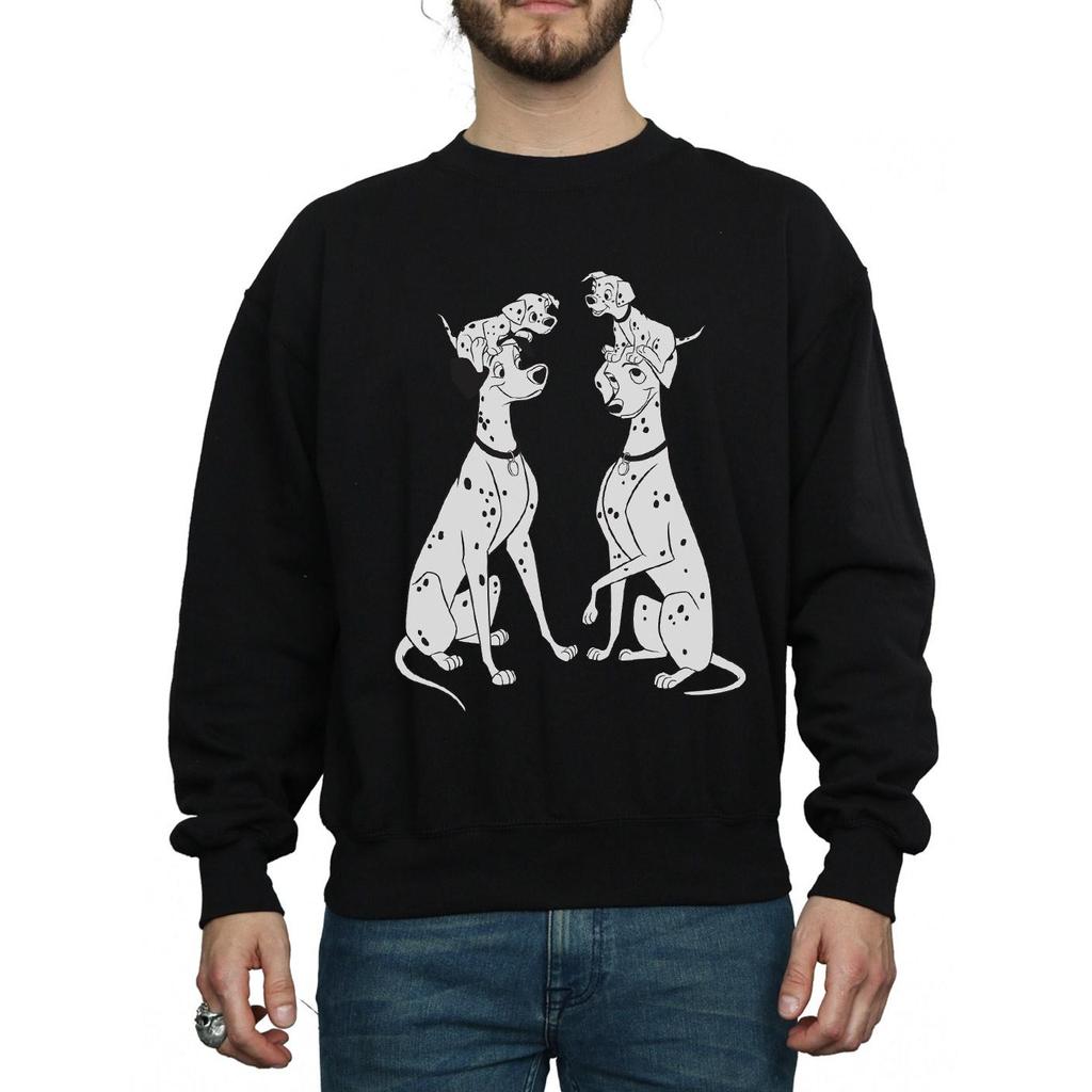 Disney Mens 101 Dalmatians Family Sweatshirt