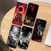 C-Comic Berserk Guts Plating Phone Case For Samsung Galaxy A73,A72,A71,A70,A53,A52,A51,Others Soft Black Cover